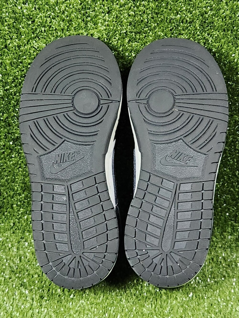 Nike Dunk Retro Low Little Kids Boys Black White Leather Sneakers Shoes Size 13C - Picture 13 of 14